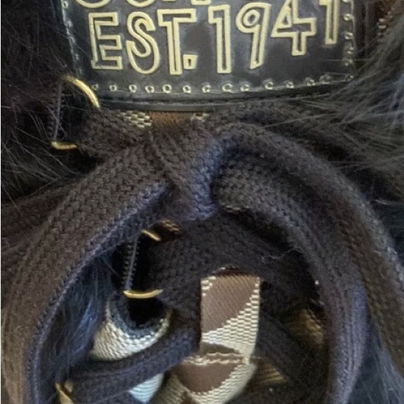 COACH 1941 Jennie Q522 Authentic Rabbit Fur Boots Women’s Size 6 1/2 B - Picture 5 of 8